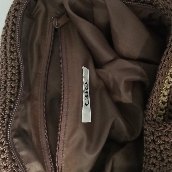 𝅺Cato Purse Crochet Bag Brown - Picture 6 of 8